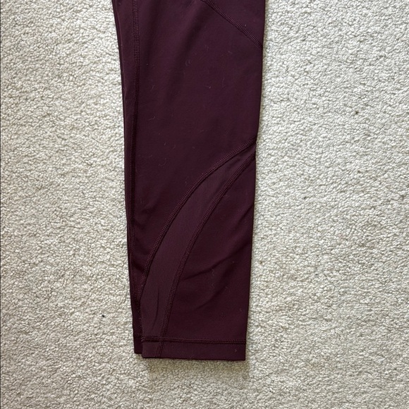 Lululemon Burgundy High-Waisted Leggings - Picture 5 of 8